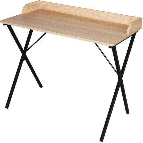 Стол на металлокаркасе BRABIX &quot;LOFT CD-008&quot;, 900х500х780 мм, цвет дуб натуральный, 641865