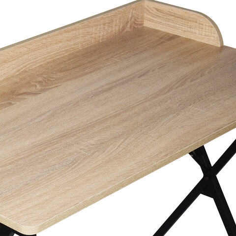 Стол на металлокаркасе BRABIX &quot;LOFT CD-008&quot;, 900х500х780 мм, цвет дуб натуральный, 641865