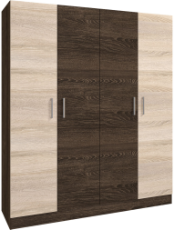 Шкаф 4-х дв. Леси