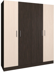 Шкаф 4-х дв. Леси
