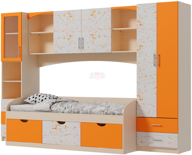 Детская &quot;Омега 7&quot; (МДФ) комплект 2