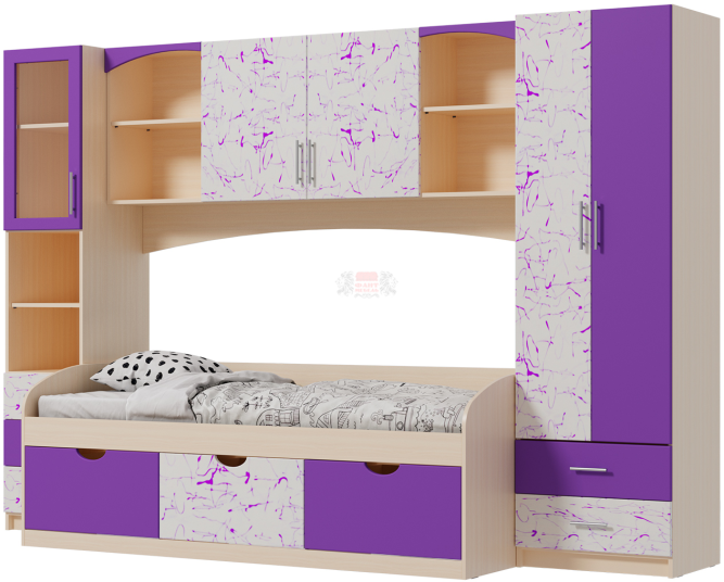 Детская &quot;Омега 7&quot; (МДФ) комплект 2