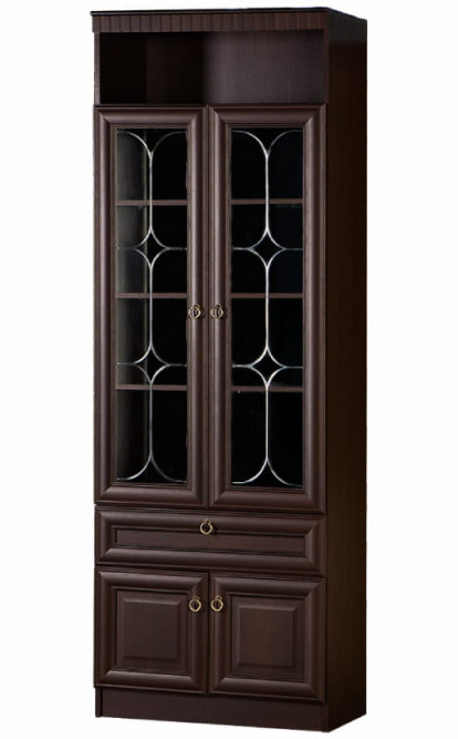 Шкаф для книг "Инна" 611 (денвер темный)