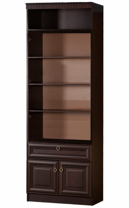 Шкаф для книг "Инна" 611 (денвер темный)