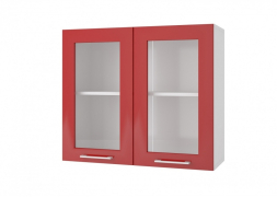 Шкаф навесной 800 мм (витрина) Люкс