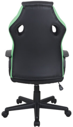 Кресло компьютерное BRABIX &quot;Fighter GM-008&quot;, экокожа, черное/зеленое, 532508