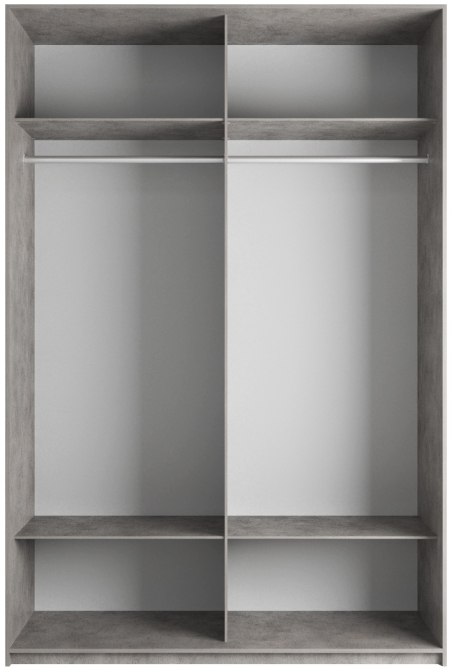 Шкаф-купе Эста 2-х дверный (ЛДСП) Бетон