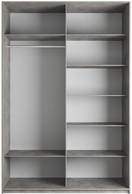 Шкаф-купе Эста 2-х дверный (ЛДСП) Бетон