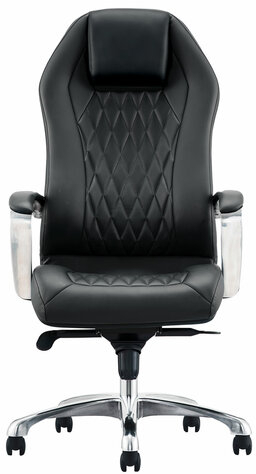 Кресло BRABIX PREMIUM Aurus EX-705, мультиблок, алюминий, экокожа, черное, 532928