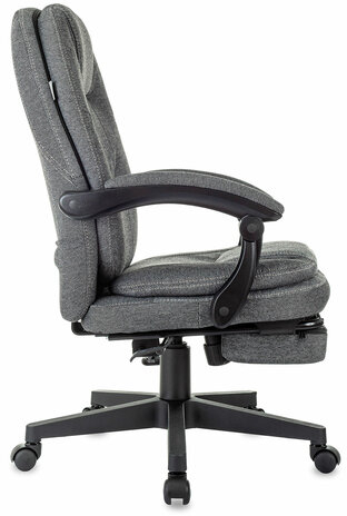 Кресло офисное CH-868MSG-F, синхромеханизм, подставка для ног, ткань, серое, 1998751