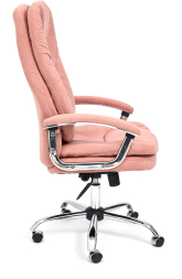 Кресло SOFTY LUX флок , розовый, 137