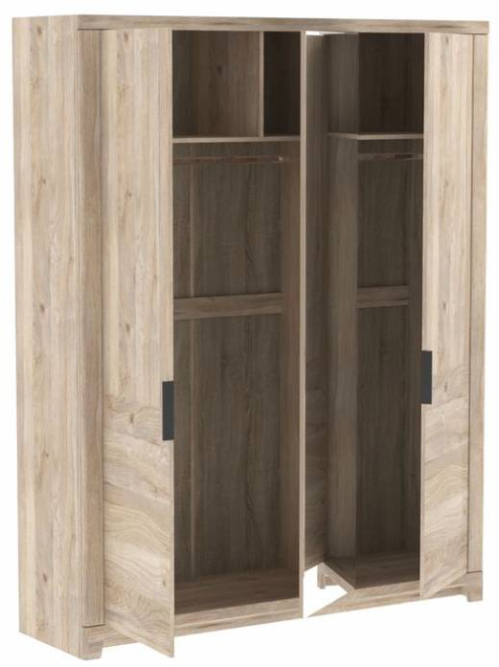 Шкаф 3-х дверный широкий зеркальный Юта