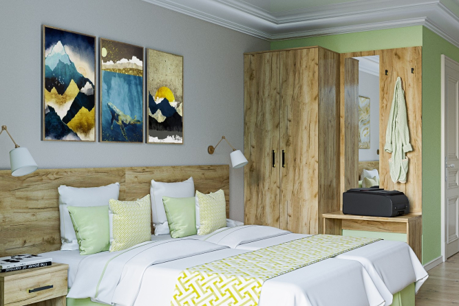 Тумба под чемодан для гостиниц Виктория ВИ-17