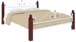 Металлическая кровать Диана LuxPlus