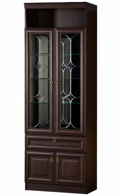 Шкаф для посуды "Инна" 612 (денвер темный)