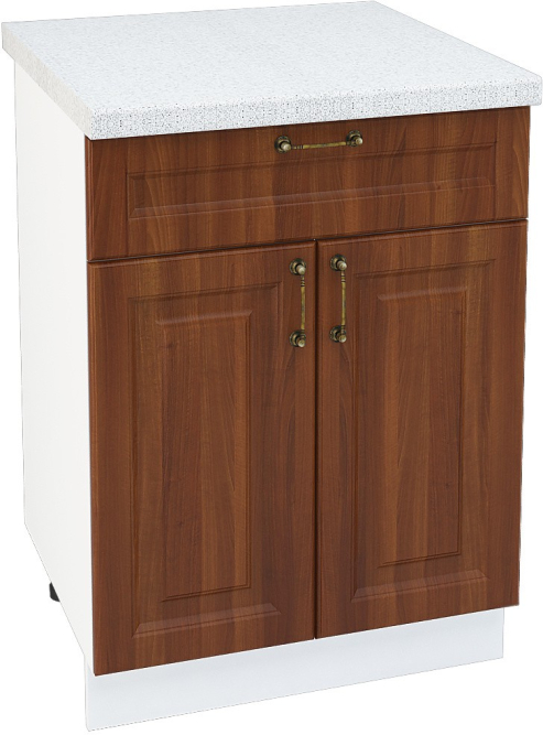 Шкаф нижний 1 ящик с 2 створками Кухня Ницца ШН1Я 600