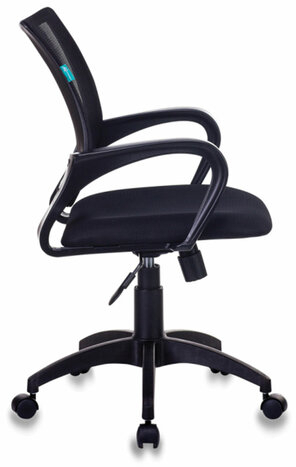 Кресло CH-695N/BLACK, с подлокотниками, сетка, черное