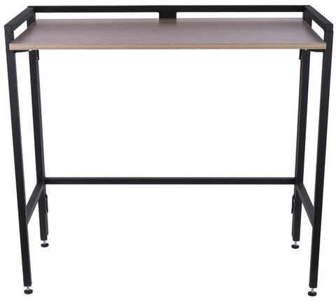 Стол BRABIX &quot;Smart CD-010&quot;, 1000х505х795 мм, ЛОФТ, складной, металл/ЛДСП дуб, каркас черный, 641876