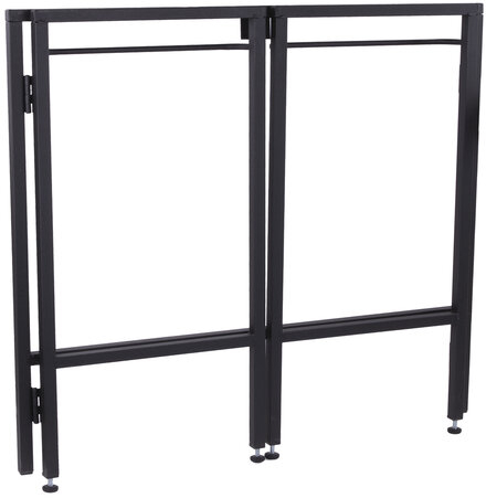 Стол BRABIX &quot;Smart CD-010&quot;, 1000х505х795 мм, ЛОФТ, складной, металл/ЛДСП дуб, каркас черный, 641876