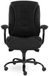 Кресло офисное &quot;Ровер&quot; CH-708, усиленное, НАГРУЗКА до 150 кг, ткань, черное