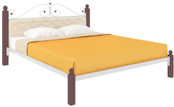 Металлическая кровать Диана Lux мягкая