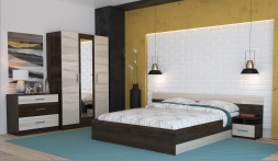 Спальный гарнитур Леси комплект 1