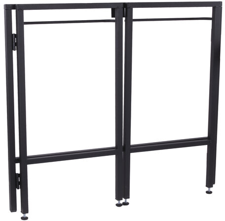 Стол BRABIX &quot;Smart CD-010&quot;, 1000х505х795 мм, ЛОФТ, складной, металл/ЛДСП ясень, каркас черный, 641877