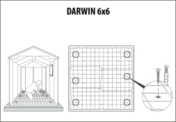 Сарай Дарвин 6х6 (Darwin 6x6), серый