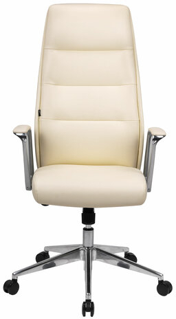 Кресло BRABIX PREMIUM Adept EX-752, синхромеханизм, алюминий, экокожа, бежевое, 532931