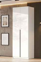 Шкаф 2-створчатый ШК 5 (800) Белый текстурный