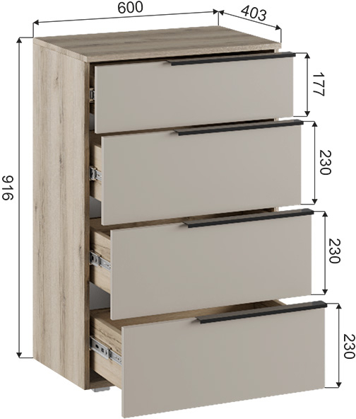 Комод ЗК 600 ПВШ Заря