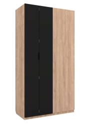 Шкаф угловой(прямой) для одежды со складной дверью Юниор-4