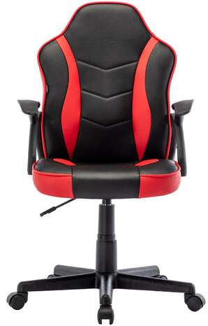 Кресло компьютерное BRABIX &quot;Shark GM-203&quot;, экокожа, черное/красное, 532512
