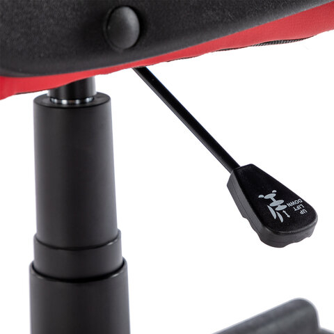 Кресло компьютерное BRABIX &quot;Shark GM-203&quot;, экокожа, черное/красное, 532512