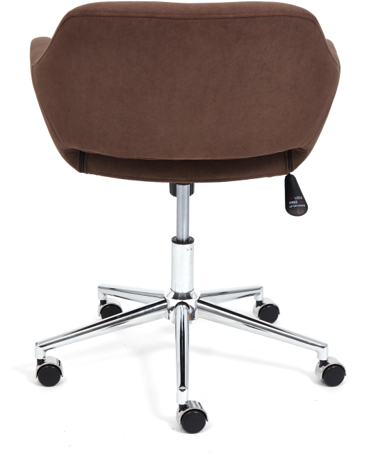 Кресло MODENA хром флок , коричневый, 6