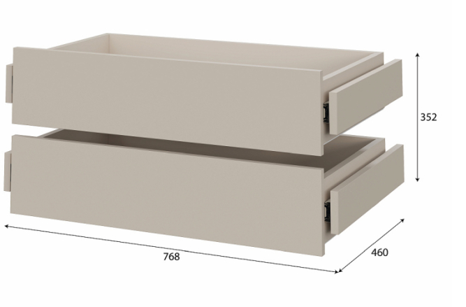 Шкаф 2-створчатый ШК 5 (800) Меланж