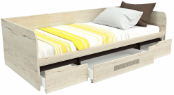 Кровать 1-но спальная с ящиками Мале
