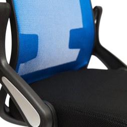 Кресло Scout ткань, черный/синий