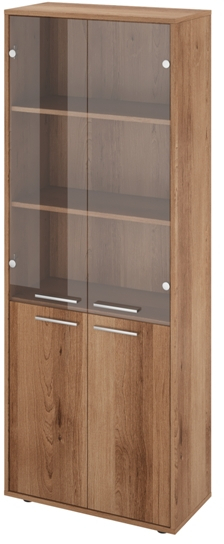 Шкаф закрытый со стеклом   КЦ28