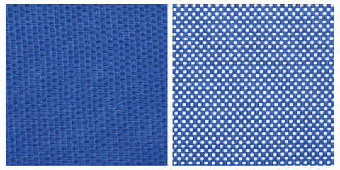 Кресло офисное МЕТТА &quot;К-3&quot; хром, ткань-сетка, сиденье и спинка регулируемые, синее