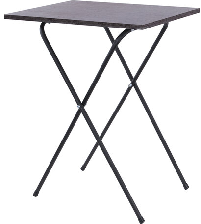 Стол BRABIX &quot;Smart CD-011&quot;, 600х380х705 мм, ЛОФТ, складной, металл/ЛДСП ясень, каркас черный, 641879