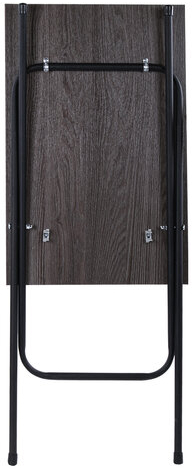 Стол BRABIX &quot;Smart CD-011&quot;, 600х380х705 мм, ЛОФТ, складной, металл/ЛДСП ясень, каркас черный, 641879