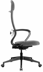 Кресло МЕТТА &quot;ErgoLife&quot; 10 B1-162K, пластик, синхромеханизм, ткань, темно-серое