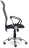 Кресло &quot;Ультра&quot;, высокая спинка, с подлокотниками, хром, черное