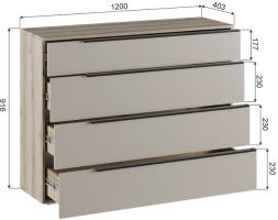 Комод ЗК 1200 ПВШ Заря
