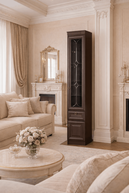 Шкаф многоцелевой 400 "Инна" 604 (денвер темный)