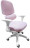 Кресло детское с поясничной поддержкой BRABIX KIDS "MG-225", сетка/ткань TW, розовое, 533316
