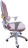 Кресло детское с поясничной поддержкой BRABIX KIDS "MG-225", сетка/ткань TW, розовое, 533316