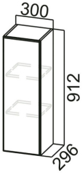 Шкаф навесной Ш300 Вектор