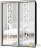 Шкаф-купе 2х дв Стандарт Пескоструй № 78+78